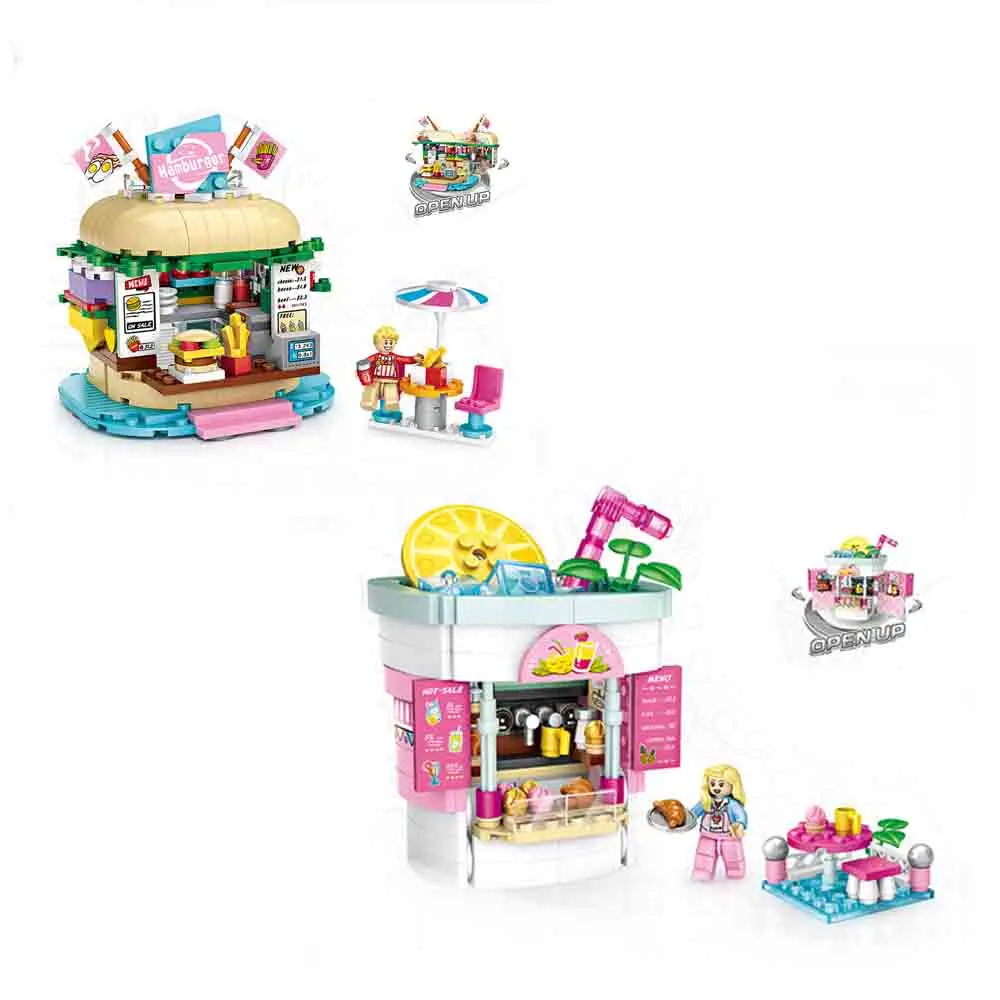 2019 LOZ Mini Blocks Playground Burger shop drinks shop Toys A carousel Plastic Blocks Educational DIY Architecture Model
2019 LOZ Mini Blocks Playground Burger shop drinks shop Toys A carousel Plastic Blocks Educational DIY Architecture Model