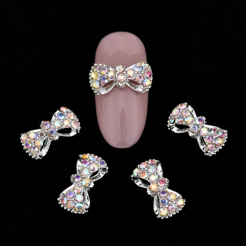 MNS220 3D alloy AB rhinestones bows nail art DIY nail jewelry charms decoration supplies bowknots 10pcs
MNS220 3D alloy AB rhinestones bows nail art DIY nail jewelry charms decoration supplies bowknots 10pcs