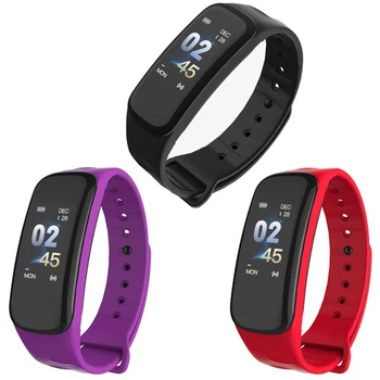 C1 Smart Bracelet Fitness Bracelet Dynamics Color Screen Waterproof Activity Heart Rate Monitor Blood Pressure Measurement Watch
C1 Smart Bracelet Fitness Bracelet Dynamics Color Screen Waterproof Activity Heart Rate Monitor Blood Pressure Measurement Watch