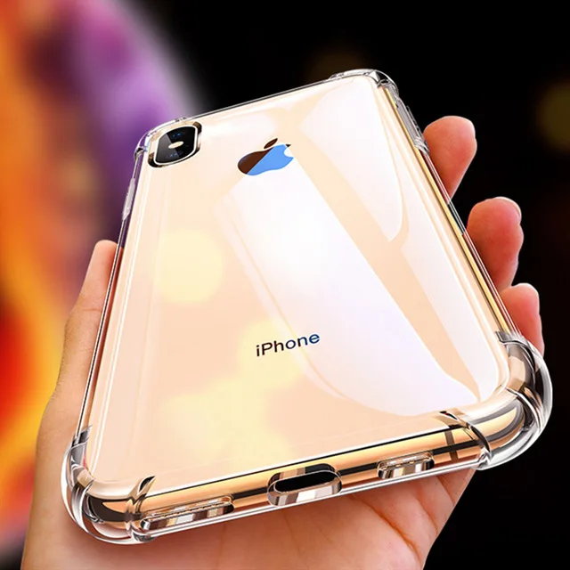 360 Degree Airbag Shockproof Soft TPU Case For iPhone XS Max X XR 7 8 Plus 6S SE 5S Anti-Knock Clear Transparent Silicone Cover
360 Degree Airbag Shockproof Soft TPU Case For iPhone XS Max X XR 7 8 Plus 6S SE 5S Anti-Knock Clear Transparent Silicone Cover