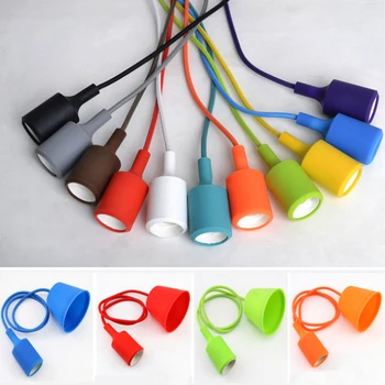 New Modern Colorful Pendant Lights Dining Room Pendant Lamps Silica Gel Material Thirteen Colors E27 Holder home acc
New Modern Colorful Pendant Lights Dining Room Pendant Lamps Silica Gel Material Thirteen Colors E27 Holder home acc