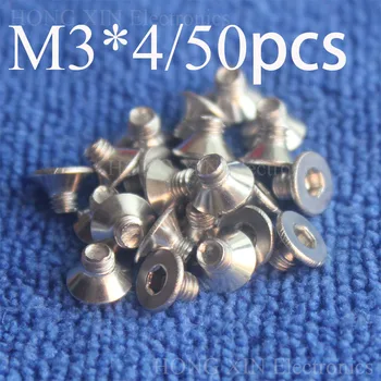 50Pcs M3*4 Flat Head Stainless Steel SS304 Machine Countersunk Screw Bolt Fastener Allen Key Head hex socket countersunk head
50Pcs M3*4 Flat Head Stainless Steel SS304 Machine Countersunk Screw Bolt Fastener Allen Key Head hex socket countersunk head