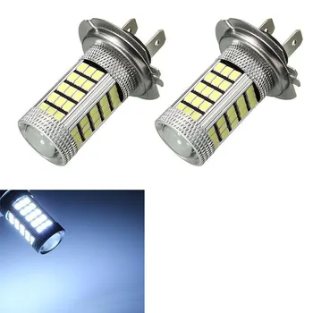 1 Pair H7 2835 66 SMD LED Car Fog Driving Light Lamp Bulb White 6000K Parking Backup Tail LED Lighting Lamp Car-styling
1 Pair H7 2835 66 SMD LED Car Fog Driving Light Lamp Bulb White 6000K Parking Backup Tail LED Lighting Lamp Car-styling