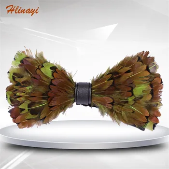 Hlinayi 2019 Natural green feather banquet nightclub wedding bowtie male wedding banquet bow tie
Hlinayi 2019 Natural green feather banquet nightclub wedding bowtie male wedding banquet bow tie