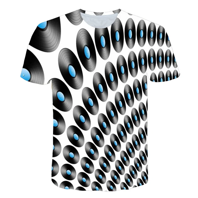 New 2018 Men's Short Sleeve T-Shirt Music CD Microphones Radio Pattern Printed 3D T Shirt Black Color Tees Fashion Tops
New 2018 Men's Short Sleeve T-Shirt Music CD Microphones Radio Pattern Printed 3D T Shirt Black Color Tees Fashion Tops