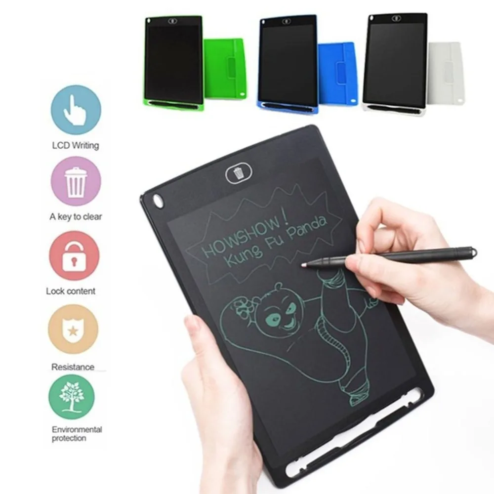 8.5 inch Gracile Font LCD Writing Tablet Drawing Board Paperless Digital Notepad Rewritten Handwriting Pad For Draw Note Memo
8.5 inch Gracile Font LCD Writing Tablet Drawing Board Paperless Digital Notepad Rewritten Handwriting Pad For Draw Note Memo