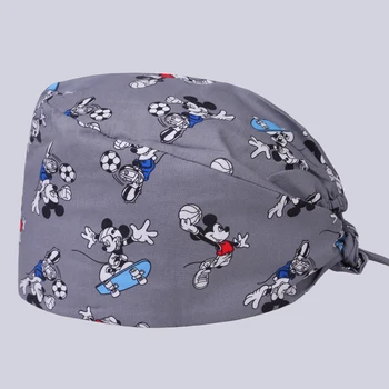 Football Mouse Surgical Scrub Cap Medical Nursing Caps for Women and Men Dental Clinic Work Hat 100% Cotton Tieback Work Hats
Football Mouse Surgical Scrub Cap Medical Nursing Caps for Women and Men Dental Clinic Work Hat 100% Cotton Tieback Work Hats