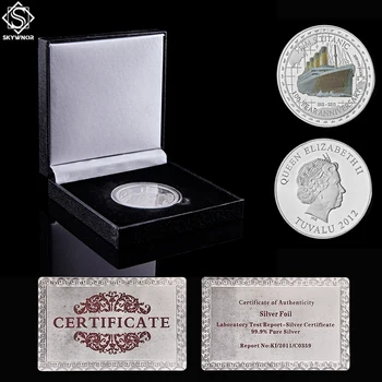 1912 R.M.S Titanic Limited Edition 100 Year Anniversary Memory Victims Tragedy Titanic Souvenir Silver Coin W/ Box Display
1912 R.M.S Titanic Limited Edition 100 Year Anniversary Memory Victims Tragedy Titanic Souvenir Silver Coin W/ Box Display