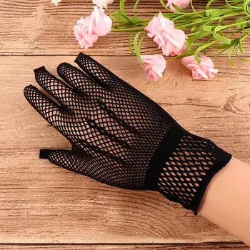 Women Summer UV-Proof Driving Dance Costume Lace Gloves Mesh Fishnet Gloves Cute Patchwork Mittens Guantes High Quality
Women Summer UV-Proof Driving Dance Costume Lace Gloves Mesh Fishnet Gloves Cute Patchwork Mittens Guantes High Quality