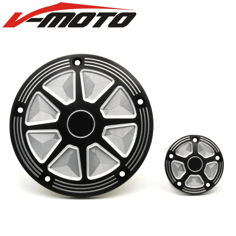 CNC Deep Cut Derby Timing Timer Covers Cover For Harley Road King Softail Dyna FLHRS FLTFB Before 2016 Year
CNC Deep Cut Derby Timing Timer Covers Cover For Harley Road King Softail Dyna FLHRS FLTFB Before 2016 Year