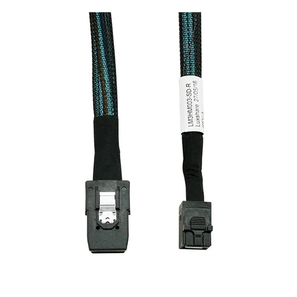 EB-LINK Internal Mini 36 pins SAS SFF-8087 To SFF 8643 High-Density HD SATA data Cable 1Meter Up to 6Gpbs Connectors
EB-LINK Internal Mini 36 pins SAS SFF-8087 To SFF 8643 High-Density HD SATA data Cable 1Meter Up to 6Gpbs Connectors