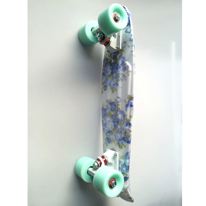 Blue Floral Mini Cruiser Plastic Skateboard Penny Board 22" X 6" Retro Longboard Skate Long Board Graphic Printed
Blue Floral Mini Cruiser Plastic Skateboard Penny Board 22" X 6" Retro Longboard Skate Long Board Graphic Printed