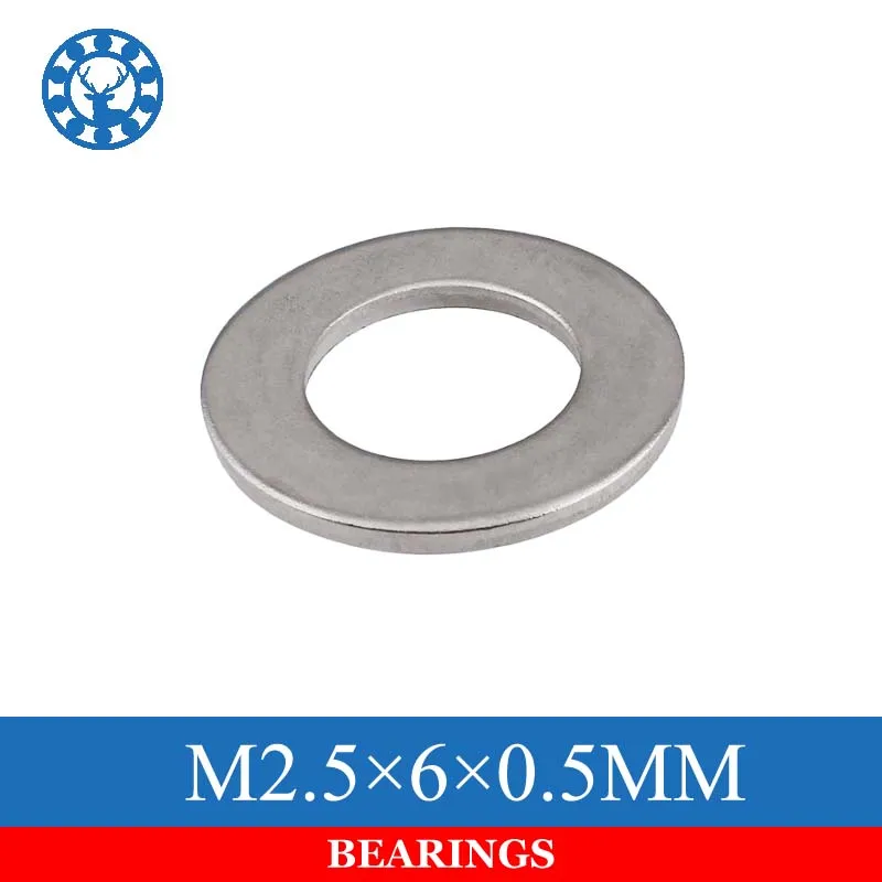 100pcs DIN125 ISO7089 M2.5X6X0.2MM 304 Stainless Steel Flat Machine Washer Plain Washer Gaskets
100pcs DIN125 ISO7089 M2.5X6X0.2MM 304 Stainless Steel Flat Machine Washer Plain Washer Gaskets