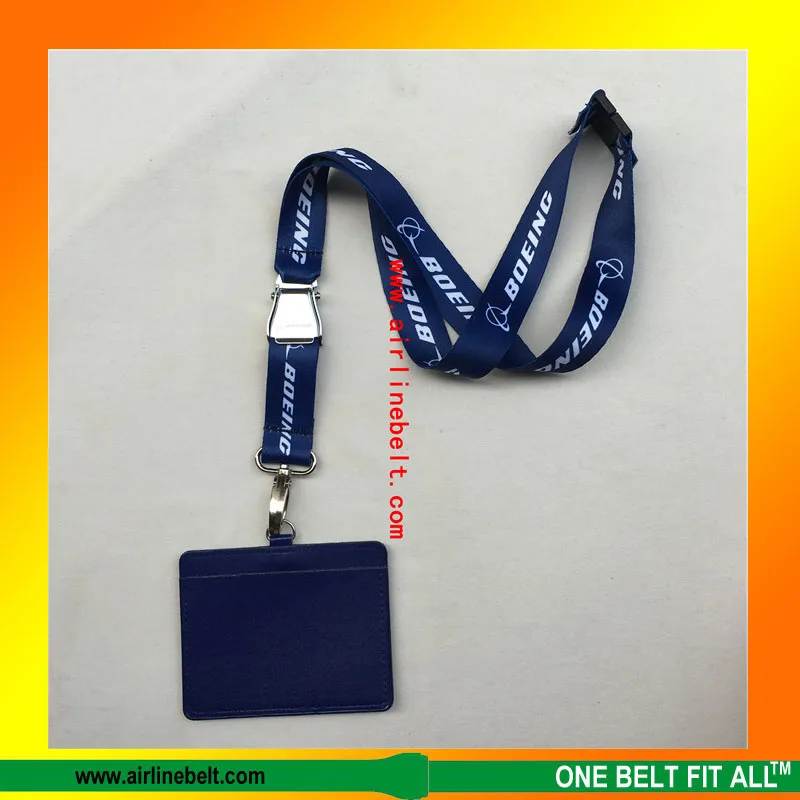 Boeing seat belt aircraft buckle lanyard with ID badge card case holder pilot flight crew company office personal phone straps
Boeing seat belt aircraft buckle lanyard with ID badge card case holder pilot flight crew company office personal phone straps