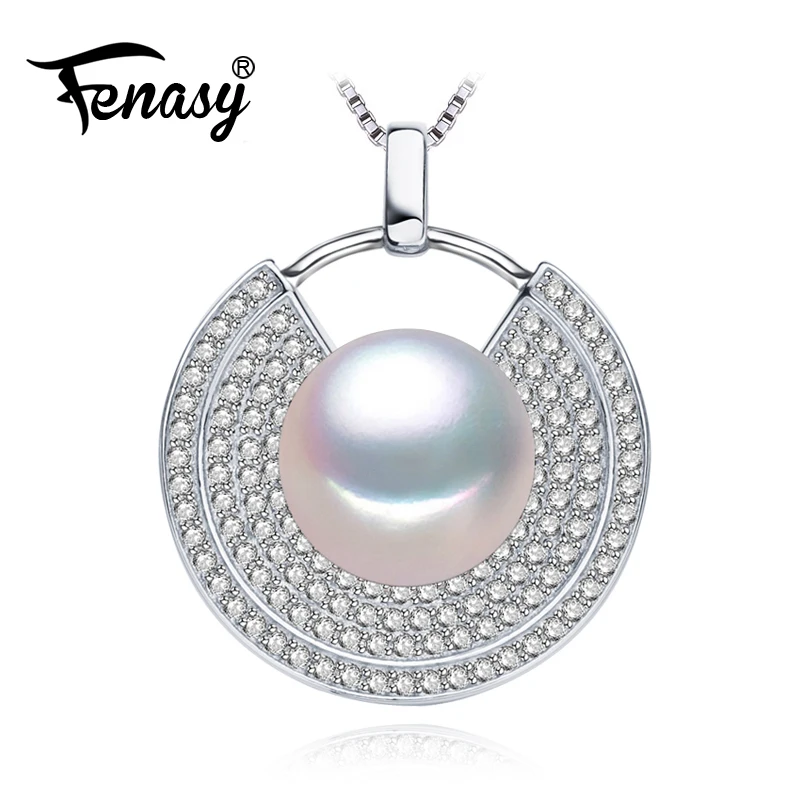 FENASY Pearl Jewelry 10-11mm Big Trendy Natural Pearl Pendants For Women,geometric 925 sterling silver pearl pendant for love
FENASY Pearl Jewelry 10-11mm Big Trendy Natural Pearl Pendants For Women,geometric 925 sterling silver pearl pendant for love