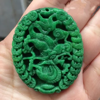 Green, the original stone Pure manual sculpture money dragon pendant necklace Charm men and women style
Green, the original stone Pure manual sculpture money dragon pendant necklace Charm men and women style