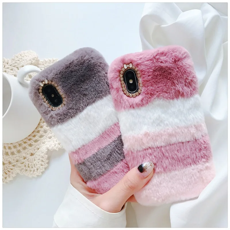 Fluffy Colour Rabbit Fur Case for Xiaomi 8 A 2 1 Lite 5S Plus MAX 2 3 Diamond Soft Silicon Cover for Redmi note 7 6 5 4 3 X A S2 
Fluffy Colour Rabbit Fur Case for Xiaomi 8 A 2 1 Lite 5S Plus MAX 2 3 Diamond Soft Silicon Cover for Redmi note 7 6 5 4 3 X A S2