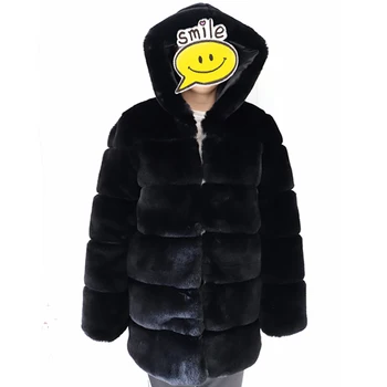 Super Soft Faux Rabbit Fur Coat with Hooded Women Winter Warm Artifical Fur Coat Overwear Female Faux Furs Jacket LJLS110
Super Soft Faux Rabbit Fur Coat with Hooded Women Winter Warm Artifical Fur Coat Overwear Female Faux Furs Jacket LJLS110