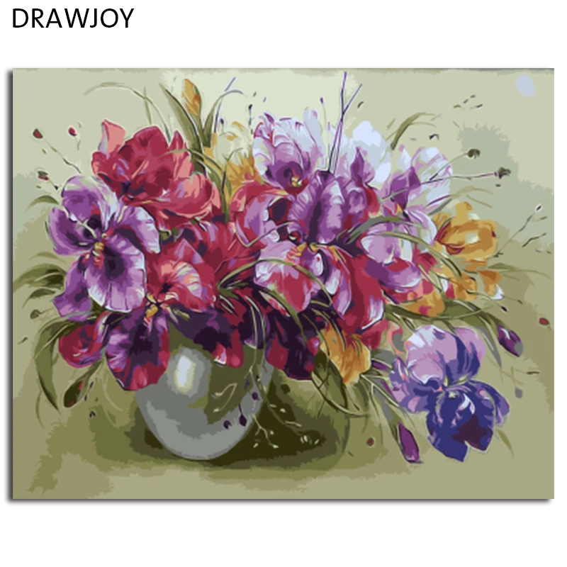 DRAWJOY Framed Oil Paint DIY Painting By Numbers Coloring By Numbers Flowers Painting and Calligraphy Home Decoration
DRAWJOY Framed Oil Paint DIY Painting By Numbers Coloring By Numbers Flowers Painting and Calligraphy Home Decoration