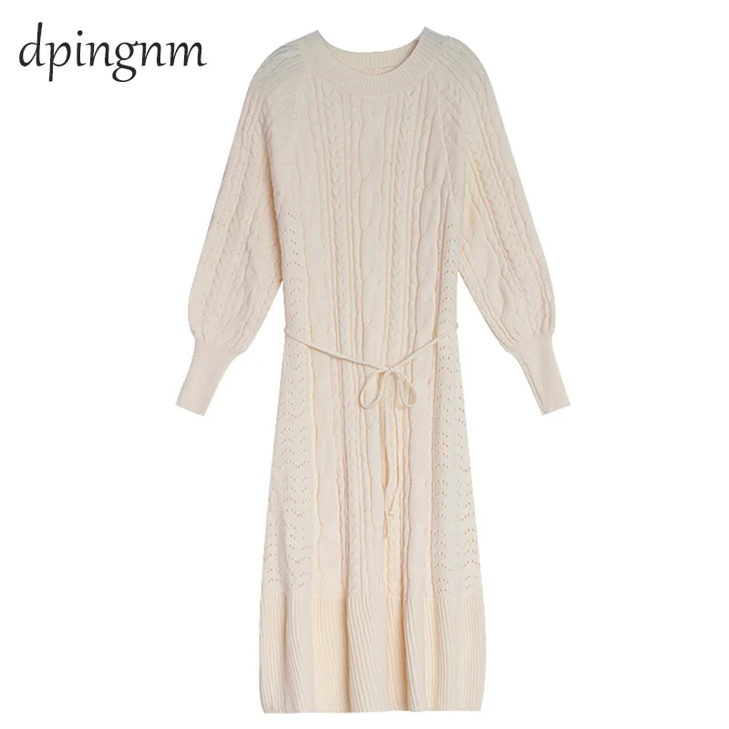 New Fashion Women Knitted Pleated Dress Fall Winter Long Sleeve Thick Sweater Dress Casualo Neck Dress
New Fashion Women Knitted Pleated Dress Fall Winter Long Sleeve Thick Sweater Dress Casualo Neck Dress