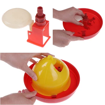1Set Chicken Feeder Tool Chicken Drinking Fountains Red/ Red Yellow Combination Float Drinking Fountains Sink cute
1Set Chicken Feeder Tool Chicken Drinking Fountains Red/ Red Yellow Combination Float Drinking Fountains Sink cute