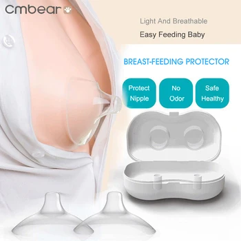 Cmbear 2pcs Manual Electri Breast Pump Accessories Silicone Nipple Protective Cover Breastfeeding Protector
Cmbear 2pcs Manual Electri Breast Pump Accessories Silicone Nipple Protective Cover Breastfeeding Protector