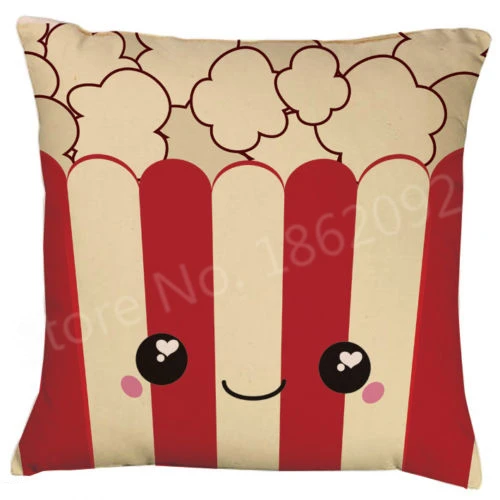Funny Popcorn Cushion Cover Novelty Popcorn Face Throw Pillow Case Cute Food Decorative Pillows Sham Kawaii Kids Gifts Decor 18"
Funny Popcorn Cushion Cover Novelty Popcorn Face Throw Pillow Case Cute Food Decorative Pillows Sham Kawaii Kids Gifts Decor 18"