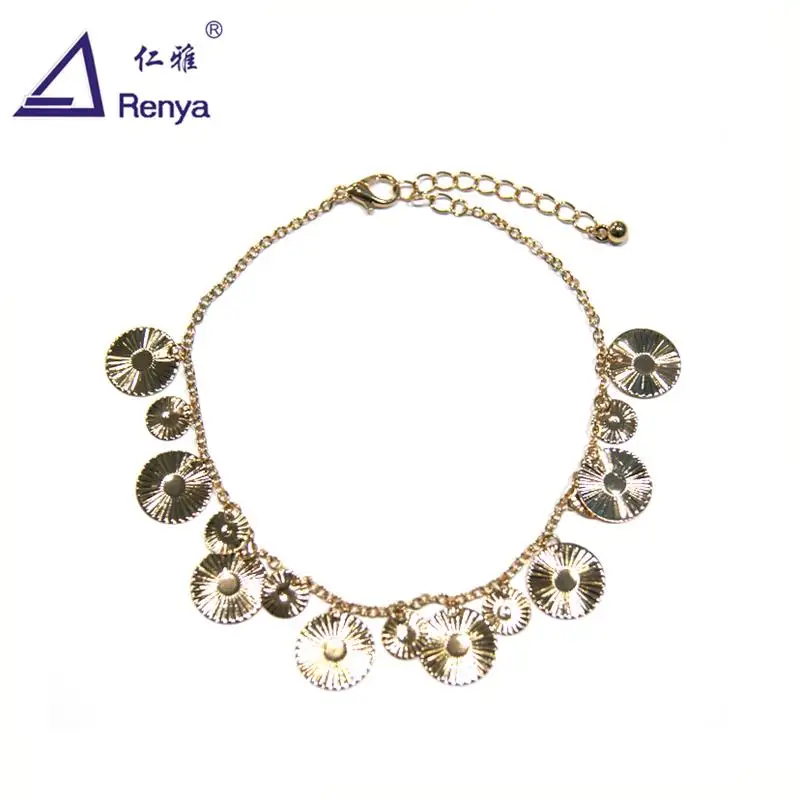 Renya Shiny Disk Charm Anklet Gold Metal Boho Bracelets Anklet For Women Beach Party Anklet For Foot For Ladies
Renya Shiny Disk Charm Anklet Gold Metal Boho Bracelets Anklet For Women Beach Party Anklet For Foot For Ladies