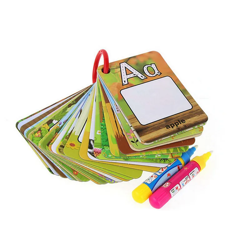 A-Z 26 Letters Alphabet Water Painting Card Book Children Water Painting Board Painted The Coloured Drawing Educational toys
A-Z 26 Letters Alphabet Water Painting Card Book Children Water Painting Board Painted The Coloured Drawing Educational toys