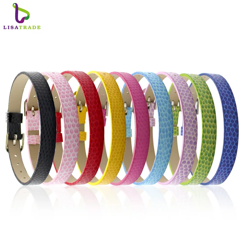 100PCS 8MM PU Leather Snake Wristband&Bracelets " Can Choose the Color" Fit DIY 8mm Slide Letters/charms LSBR03*100
100PCS 8MM PU Leather Snake Wristband&Bracelets " Can Choose the Color" Fit DIY 8mm Slide Letters/charms LSBR03*100