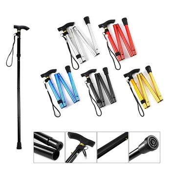 Handle Folding Cane Walking Stick Portable Anti-Shock Telescopic Walking Hiking Climbing Stick Crutch Senior Blind Alumin alloy
Handle Folding Cane Walking Stick Portable Anti-Shock Telescopic Walking Hiking Climbing Stick Crutch Senior Blind Alumin alloy