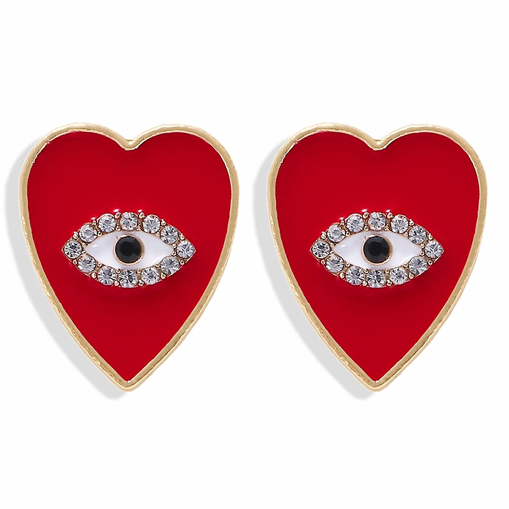 Trendy 2019 Heart Eyes Stud Earrings for Women Korean Statement Glass Crystal Punk Lovely Resin Exquisite Party Gifts Wedding
Trendy 2019 Heart Eyes Stud Earrings for Women Korean Statement Glass Crystal Punk Lovely Resin Exquisite Party Gifts Wedding