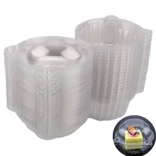 Прозрачный пластиковый чехол для кекса 100 шт.|muffin cases|cupcake muffinplastic