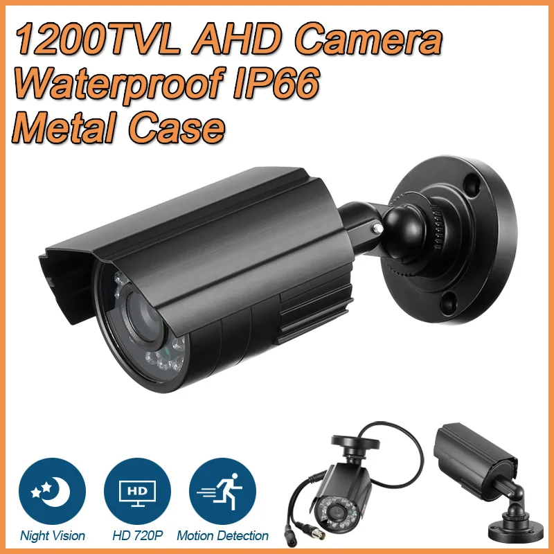 Metal Case 1200TVL HD Mini CCTV Camera Outdoor Waterproof IP66 24 LED Light IR-CUT infrared Security Surveillance Analog Camera
Metal Case 1200TVL HD Mini CCTV Camera Outdoor Waterproof IP66 24 LED Light IR-CUT infrared Security Surveillance Analog Camera