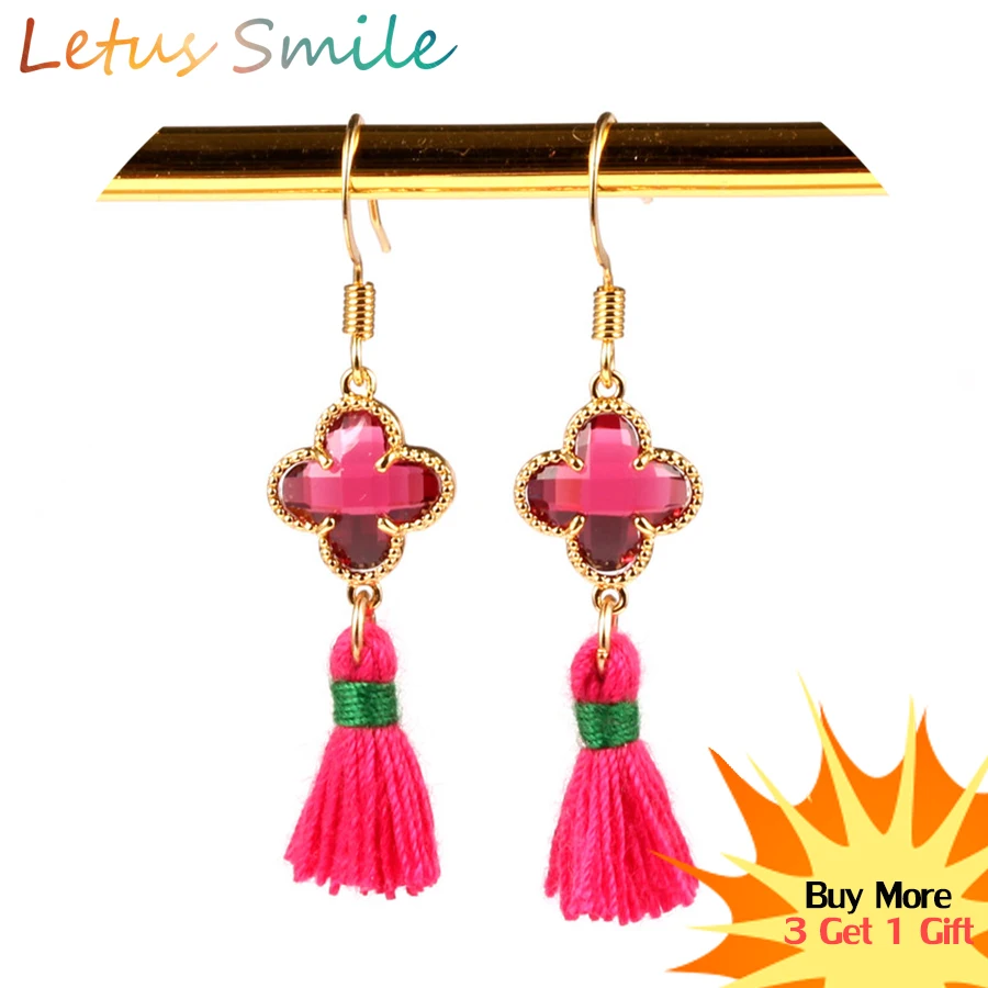 Fashion Cross Flower Pendant Earrings Women Bohemian Tassel Drop Earring Sexy Rose Red Crystal Long Earring Handmade Ear Jewelry
Fashion Cross Flower Pendant Earrings Women Bohemian Tassel Drop Earring Sexy Rose Red Crystal Long Earring Handmade Ear Jewelry