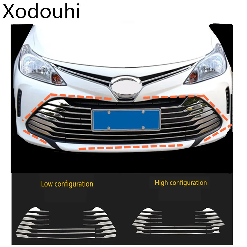 Для Toyota Vios/Yaris sedan 2017 2018 2019 автомобильный Стайлинг Защита тела Детектор ABS