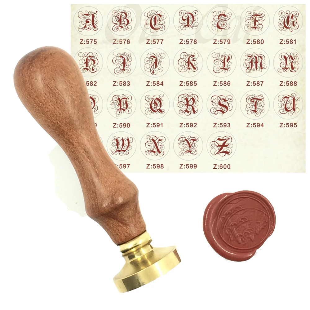 Wax Stamp Copper head Wood Handle Curlicue 26 Letters DIY Scrapbooking Vintage Ancient Seal Retro Stamp gift seal High Quality19
Wax Stamp Copper head Wood Handle Curlicue 26 Letters DIY Scrapbooking Vintage Ancient Seal Retro Stamp gift seal High Quality19