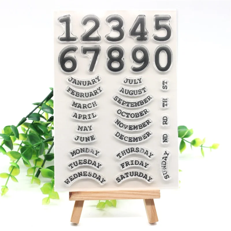 KSCRAFT Arabic numerals Transparent Clear Silicone Stamps for DIY Scrapbooking/Card Making/Kids Crafts Fun Decoration Supplies
KSCRAFT Arabic numerals Transparent Clear Silicone Stamps for DIY Scrapbooking/Card Making/Kids Crafts Fun Decoration Supplies