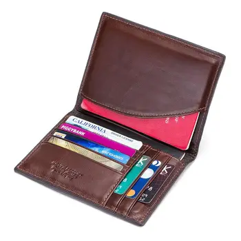 Portable slim Genuine leather Passport Case Protector Organizer ID Card Cover Holder
Portable slim Genuine leather Passport Case Protector Organizer ID Card Cover Holder