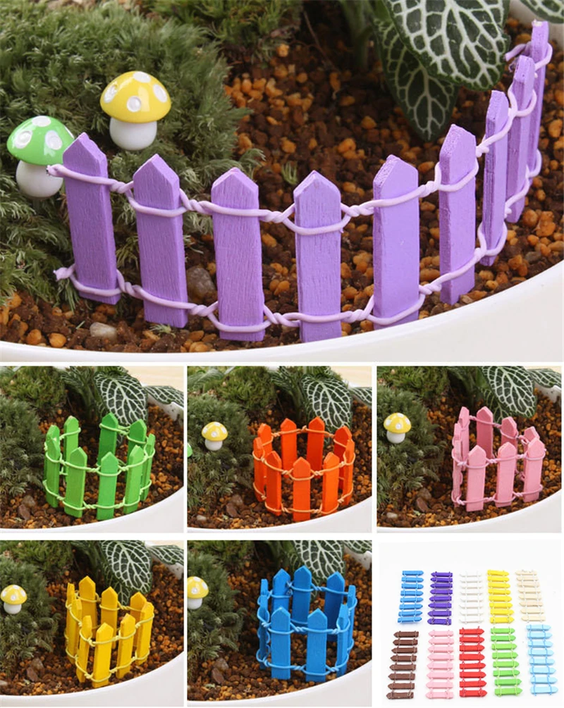 10pcs Wooden Mini Small Fence Barrier Miniature Fairy Garden Glass Terrarium Plant Branch Palings DIY Palisade Bonsai Decoration
10pcs Wooden Mini Small Fence Barrier Miniature Fairy Garden Glass Terrarium Plant Branch Palings DIY Palisade Bonsai Decoration