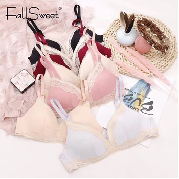 FallSweet Lolita Cute Bras for Women Lace Wire Free Brassiere B C Cup Girls Lingeire 32 to 38
FallSweet Lolita Cute Bras for Women Lace Wire Free Brassiere B C Cup Girls Lingeire 32 to 38