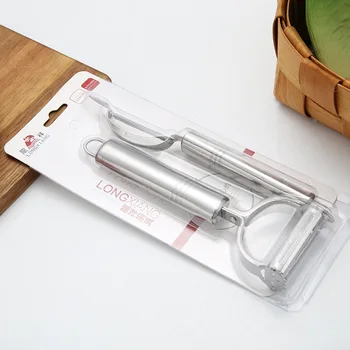 Stainless steel peeler multi-purpose planer potato peeler kitchen vegetables and fruits scraping a set of two pieces
Stainless steel peeler multi-purpose planer potato peeler kitchen vegetables and fruits scraping a set of two pieces
