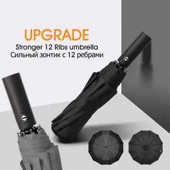 Strong Wind Resistant 3 Folding Automatic Umbrella Men Women Rain 12Ribs Large Umbrellas Business Portable Travel Gift Parasol
Strong Wind Resistant 3 Folding Automatic Umbrella Men Women Rain 12Ribs Large Umbrellas Business Portable Travel Gift Parasol