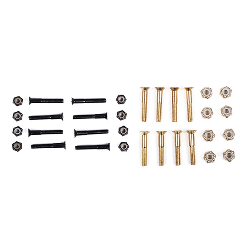 Skateboard Truck Screws 8 Pcs Bolts Nuts for Installing Longboard Skateboard Trucks Penny Style Skate Board Set
Skateboard Truck Screws 8 Pcs Bolts Nuts for Installing Longboard Skateboard Trucks Penny Style Skate Board Set