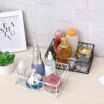 Nordic Style Metal Wire Storage Basket Cosmetic Organizer Holder Home Office Desk Toiletry Collection Bathroom Shelf
Nordic Style Metal Wire Storage Basket Cosmetic Organizer Holder Home Office Desk Toiletry Collection Bathroom Shelf