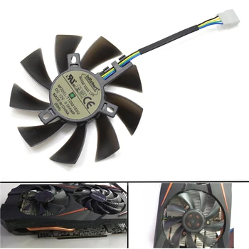 NEW 85MM T129215SU 4Pin TWO-Ball Bearing Cooler Fan For Gigabyte GeForce GTX 1050 Ti RX 480 470 570 580 GTX 1060 G1 Graphic Card
NEW 85MM T129215SU 4Pin TWO-Ball Bearing Cooler Fan For Gigabyte GeForce GTX 1050 Ti RX 480 470 570 580 GTX 1060 G1 Graphic Card