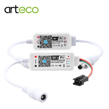 5V 12-24V LED SPI Controller WiFi wireless APP control for WS2811 SK6812 WS2812B Pixel Strip DC5-28V Dimmer for single color
5V 12-24V LED SPI Controller WiFi wireless APP control for WS2811 SK6812 WS2812B Pixel Strip DC5-28V Dimmer for single color