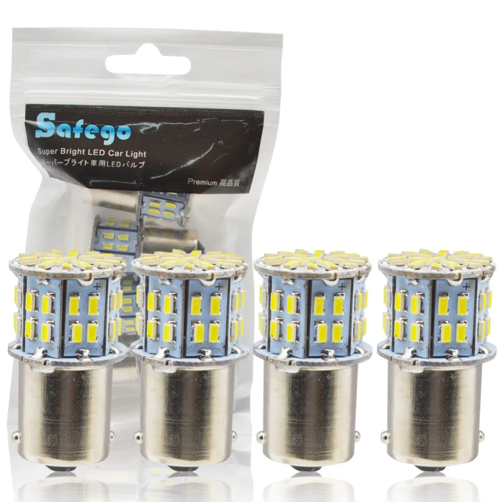4pcs 1156 BA15S LED Car Bulbs-Safego P21W Turn Signal Light 7506 50 SMD 3014 White Lamp 6000K 12V Reverse lights Brake Lights
4pcs 1156 BA15S LED Car Bulbs-Safego P21W Turn Signal Light 7506 50 SMD 3014 White Lamp 6000K 12V Reverse lights Brake Lights