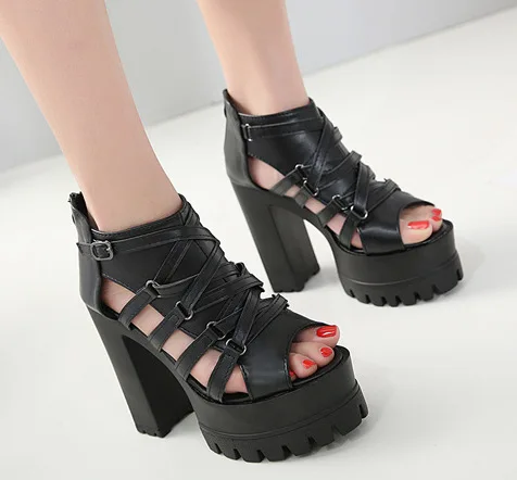 LEOPARD LAND 2019 New Women Black Fish Toe Square Heels Sexy high-heeled Shoes Waterproof Platform High Heels Sandals JXQ-8210
LEOPARD LAND 2019 New Women Black Fish Toe Square Heels Sexy high-heeled Shoes Waterproof Platform High Heels Sandals JXQ-8210