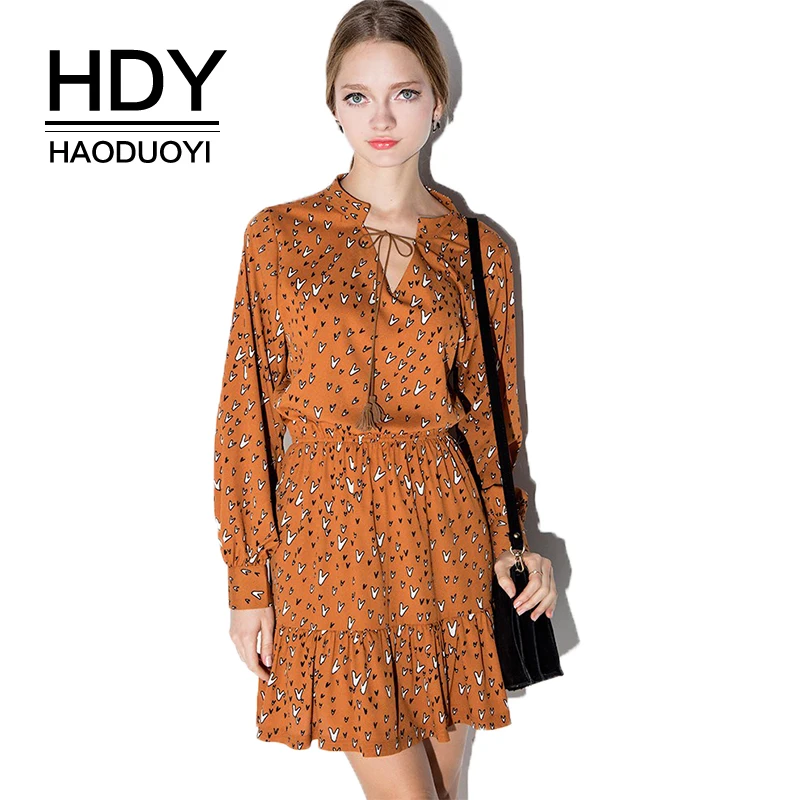 HDY Haoduoyi Brand ruffle flower print short dress Sexy high waist boho mini dress 2019 New casual summer dress vestido female
HDY Haoduoyi Brand ruffle flower print short dress Sexy high waist boho mini dress 2019 New casual summer dress vestido female